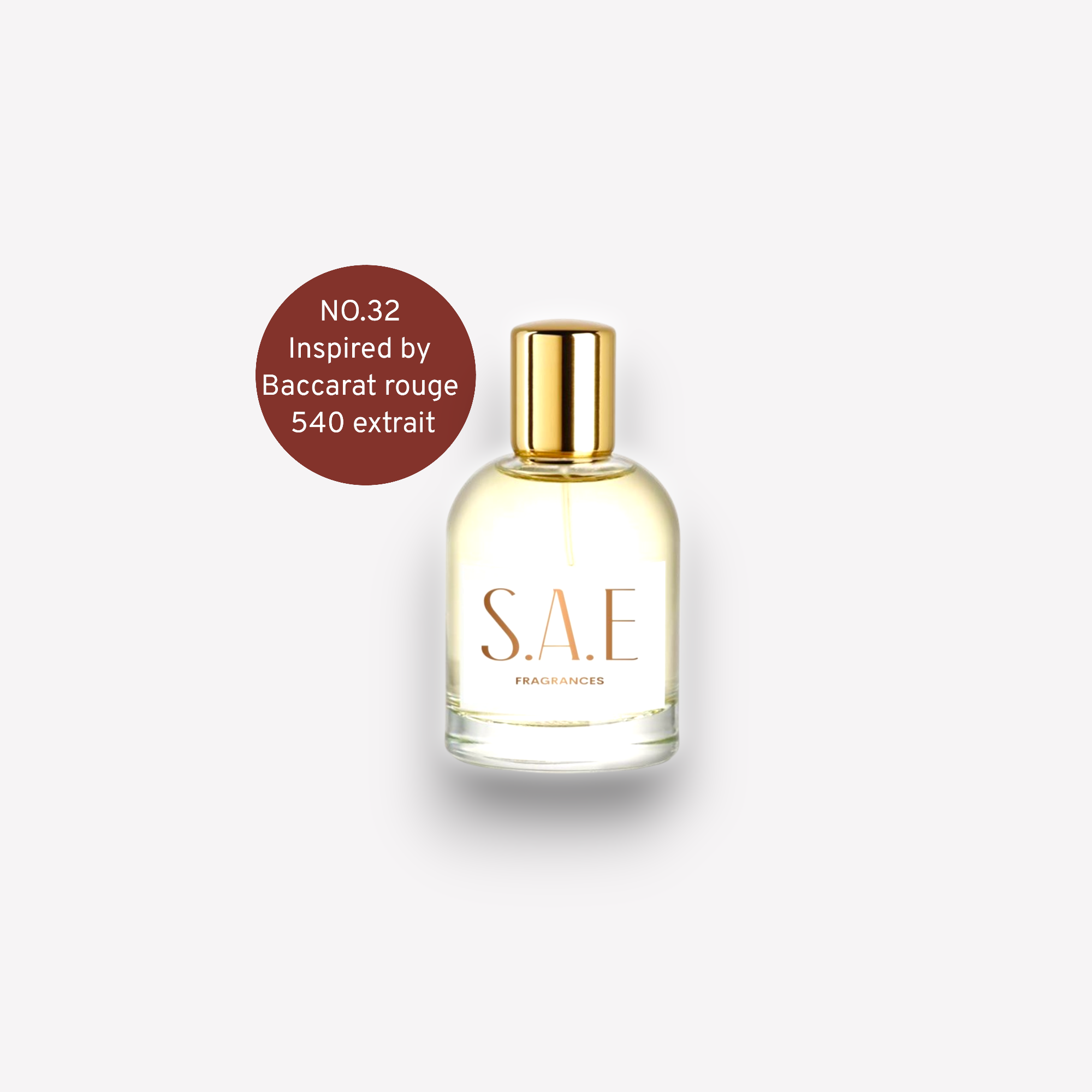 S.A.E Perfume NO.32 100ML,50ML Inspired by Baccarat rouge 540 Extrait